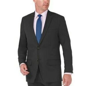 🔥 Take 50% OFF- Haggar Men's Suit Blazer/Jacket Black, Size-42L